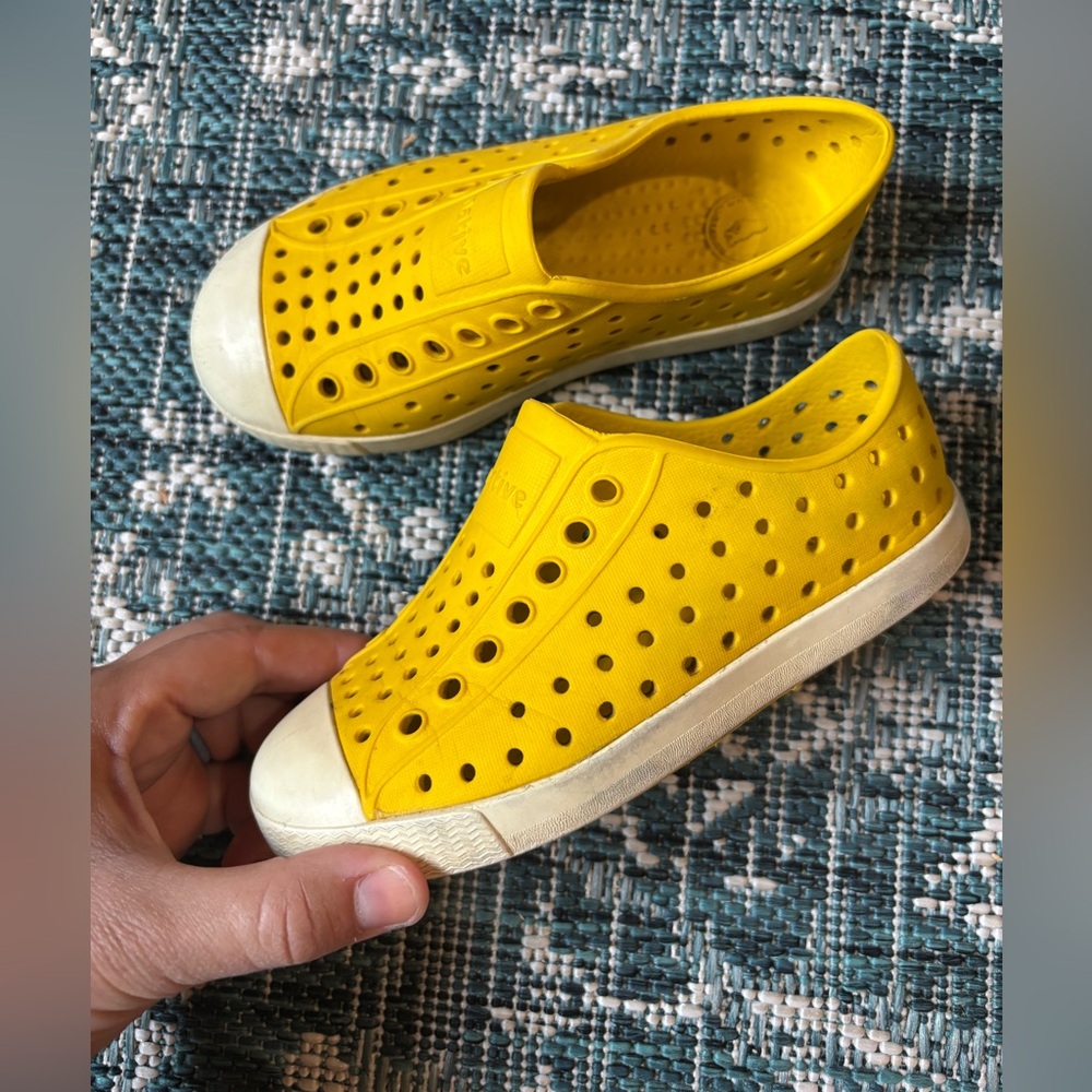 Yellow Slip-On kids Shoes